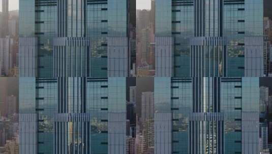 香港航拍城市高楼大景高清在线视频素材下载