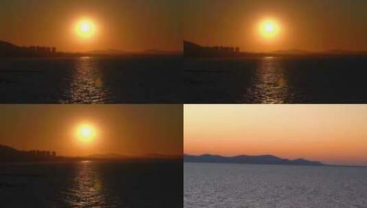 海岸 黄昏 日落 海边高清在线视频素材下载