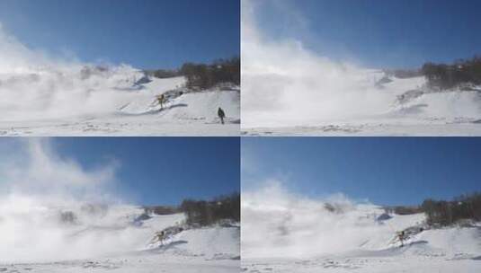 云顶滑雪公园国家冬奥体育高清在线视频素材下载