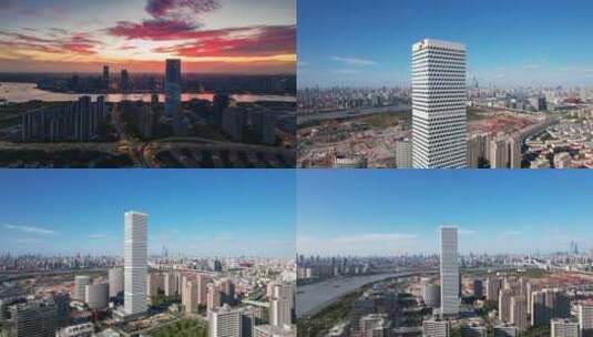 上海SK大厦城市环境 合集高清在线视频素材下载