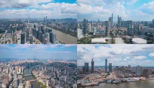 2023最新广州航拍延时合集高清在线视频素材下载