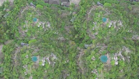 广西桂林山水风光七星景区4A景区航拍高清在线视频素材下载