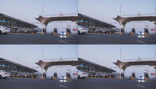 机场停车场高清在线视频素材下载