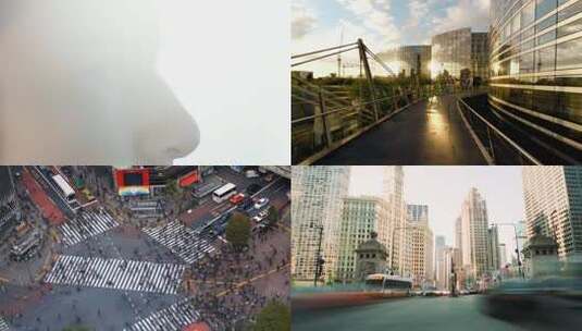 城市航拍素材高清在线视频素材下载
