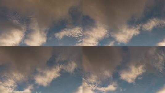 天空白云纯天空延时高清在线视频素材下载