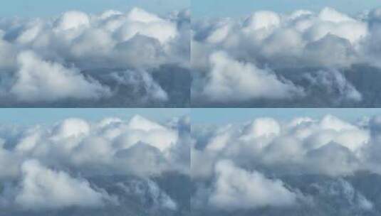 云彩云朵阳光航拍背景素材高清在线视频素材下载