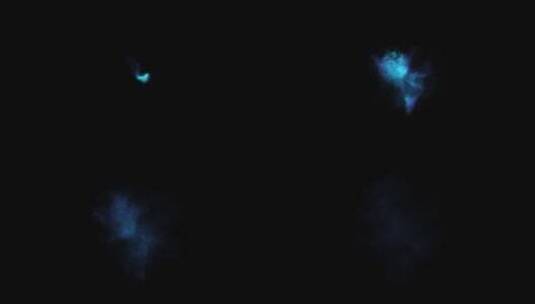 梦幻烟雾彩色粒子叠加背景素材带alpha (10)高清在线视频素材下载