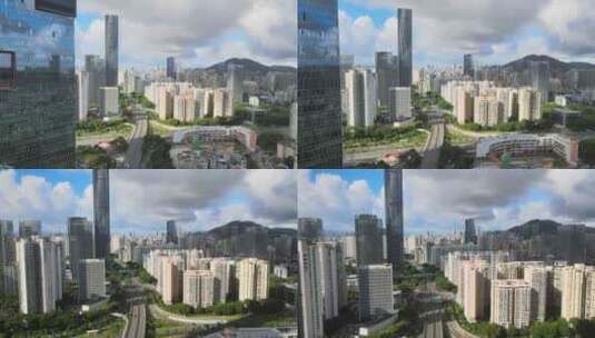 深圳南山区住宅高清在线视频素材下载
