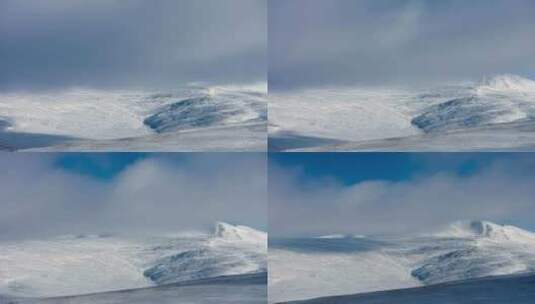 高原冰原高清在线视频素材下载