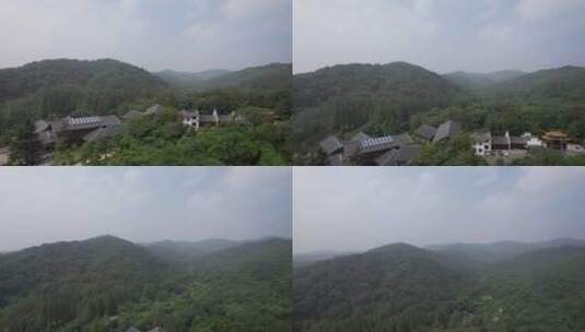 安徽滁州琅琊山景区航拍高清在线视频素材下载