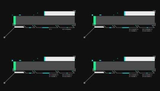 科技感文字字幕条指示线背景未来智能炫酷高清在线视频素材下载