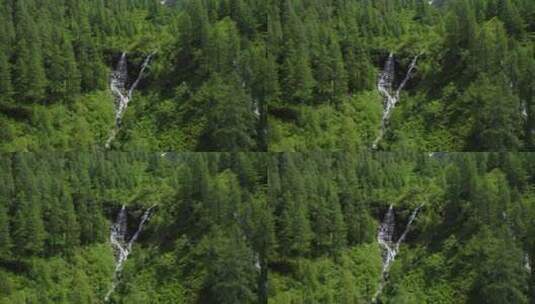 欧洲美丽的森林航拍高清在线视频素材下载