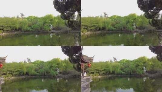 上海古猗园景区4K实拍原素材高清在线视频素材下载
