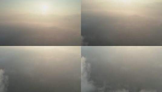 无人机穿云空镜高清在线视频素材下载