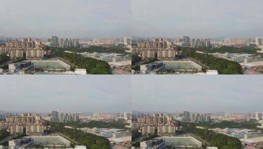 广东省广州市城市城中村航拍高清在线视频素材下载