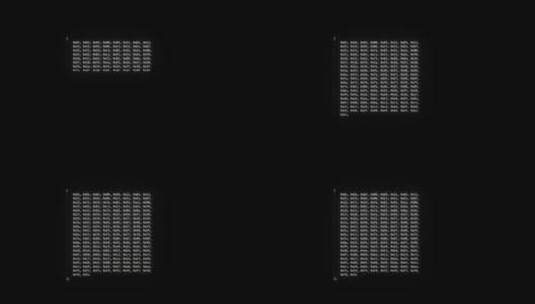文字代码屏幕数据大数据算法 (4)高清在线视频素材下载