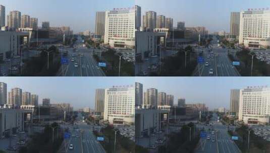 衢州广电大楼高清在线视频素材下载