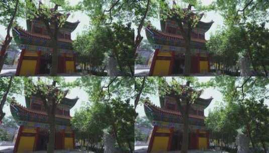 武汉洪山区宝通禅寺皇家寺院高清在线视频素材下载