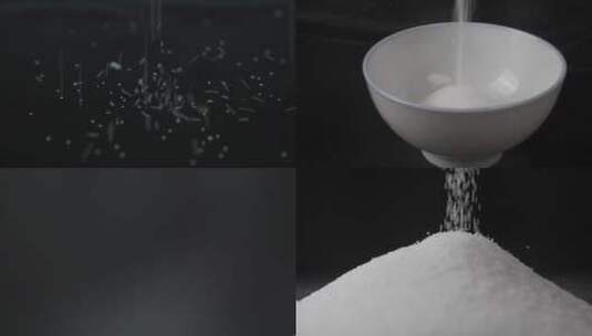 4K食用盐调料展示高清在线视频素材下载