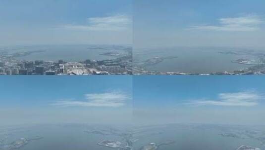 上海滴水湖全景高清在线视频素材下载