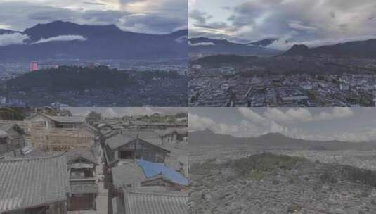 云南山中古式建筑高清在线视频素材下载