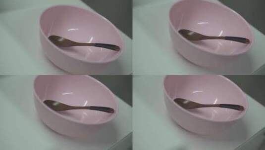 碗和勺子高清在线视频素材下载