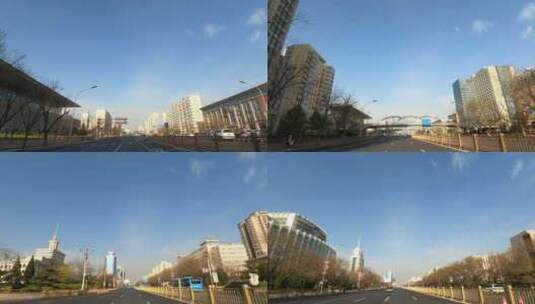 北京市长安街车尾行车空镜高清在线视频素材下载