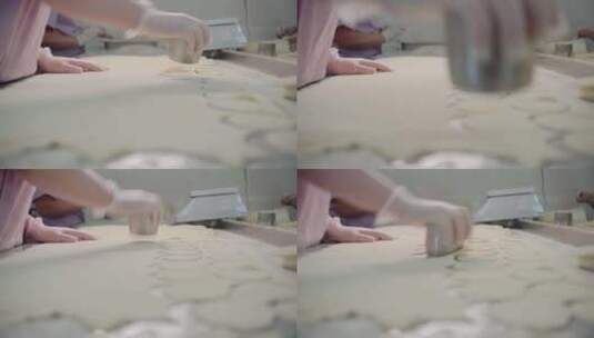 饺子面团的制作过程高清在线视频素材下载