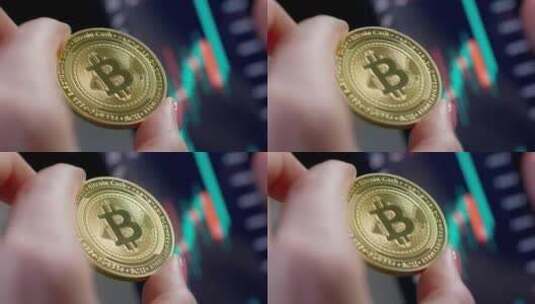 比特币、Btc、加密货币、加密货币高清在线视频素材下载