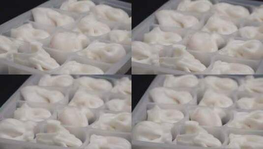 广东美食金牌虾饺4k实拍高清在线视频素材下载