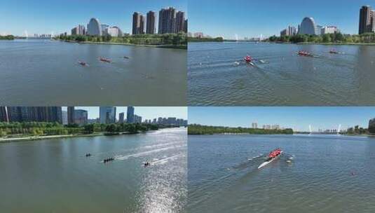 沈阳 浑南 浑河 城市高清在线视频素材下载