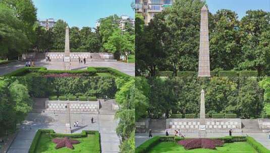 苏联空军志愿队烈士墓高清在线视频素材下载