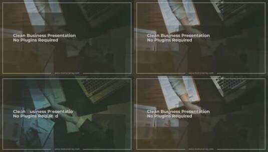 简单商务风企业宣传片头片尾AE模板高清AE视频素材下载