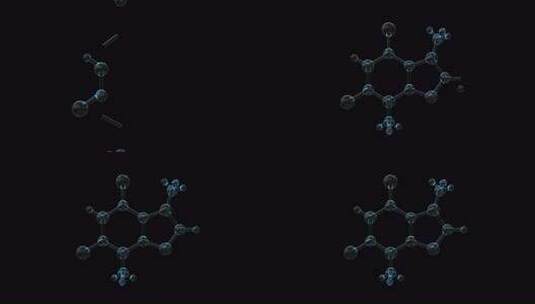 4K分子结构高清在线视频素材下载