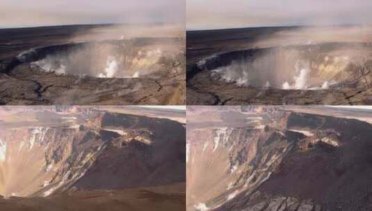 夏威夷火山喷发高清在线视频素材下载