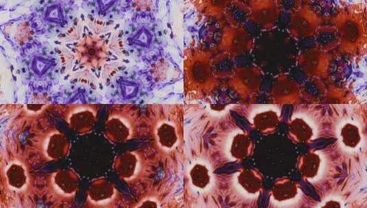 万花筒动画背景视频高清在线视频素材下载