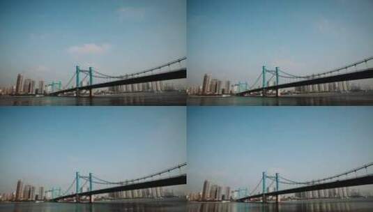 襄阳凤雏大桥延时摄影高清在线视频素材下载