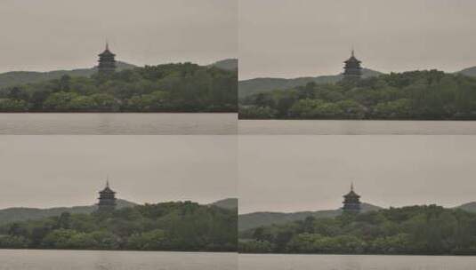 西湖风景，雷峰塔高清在线视频素材下载