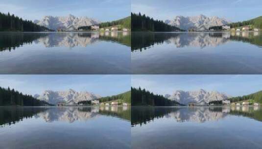 高山湖泊景观高清在线视频素材下载