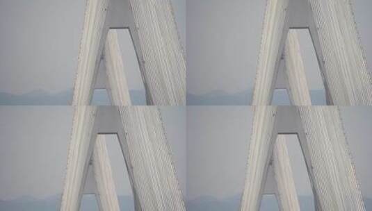 桥梁支柱结构高清在线视频素材下载