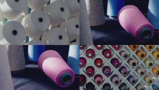 【合集】服装面料车间纺织纺纱织造高清在线视频素材下载