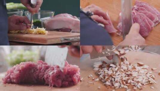 饺子制作素材高清在线视频素材下载