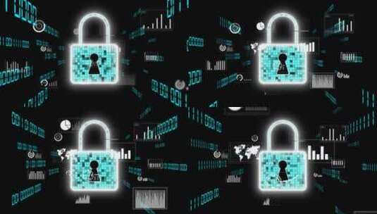 区块链金融科技大数据物联网数据加密安全高清在线视频素材下载