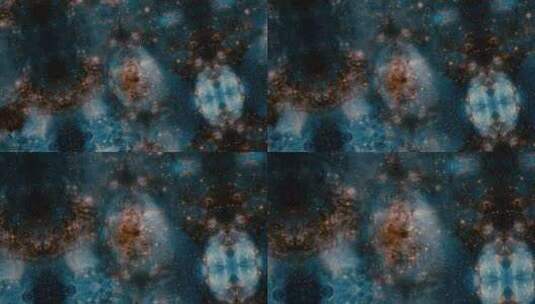 宇宙星空 银河 蓝色宇宙 星辰高清在线视频素材下载