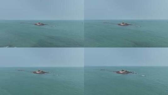 航拍漳州东山岛海上风光日出高清在线视频素材下载