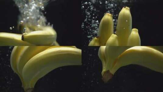 香蕉新鲜水果高清在线视频素材下载