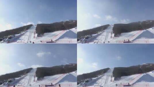 云顶滑雪公园国家冬奥体育高清在线视频素材下载