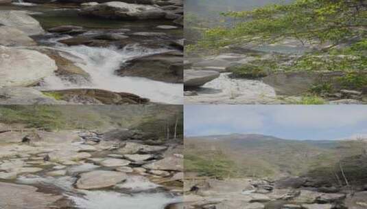 山间河流溪水高清在线视频素材下载