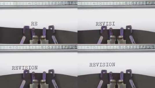 旧老式打字机在打字高清在线视频素材下载