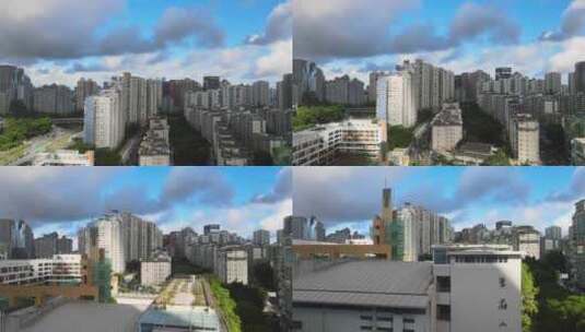 深圳南山区居民住宅高清在线视频素材下载